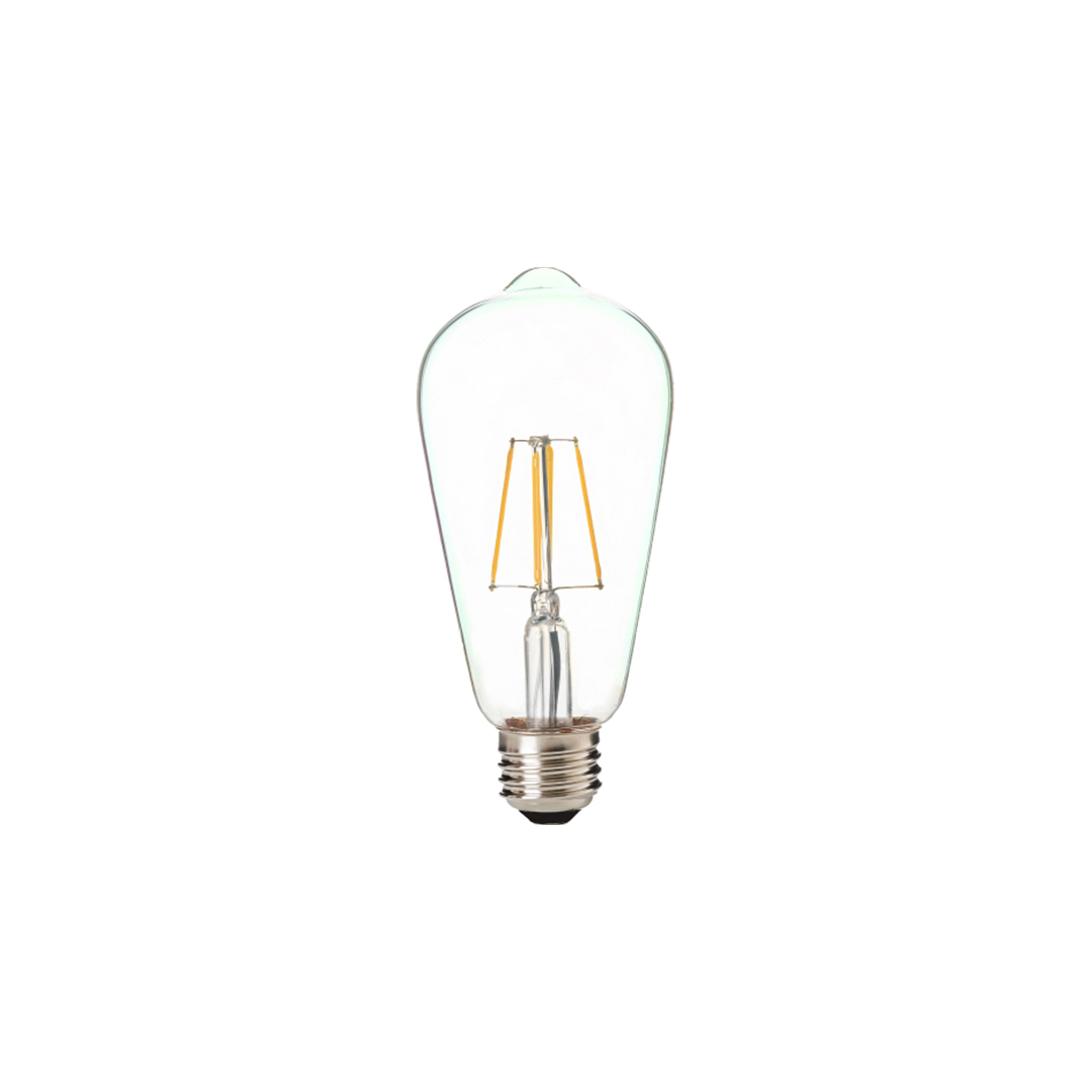 Foto do produto LAMPADA LED FILAMENTO ST64 E27 4W 2700K BIV. MGSH INMETRO